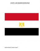 La crise géopolitique en Egypte