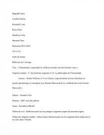 Humanitude Comprendre La Vieillesse Prendre Soin Des Hommes Vieux Note De Recherches Ninoka