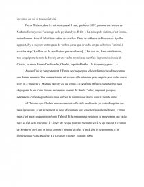 Evolution De La Reception Du Personnage De Madame Bovary Memoire Orhan