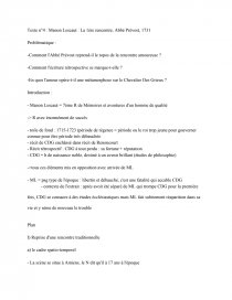 manon lescaut la rencontre conclusion