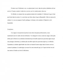 Exemple Rapport De Stage Observation Infirmier Commentaires Composes Christopher