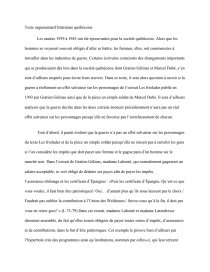 Dissertation Francais Texte Argumentatif Litterature Quebecoise Dissertation Ramy