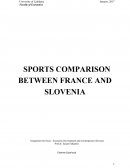 SPORTS COMPARISON BETWEEN FRANCE AND SLOVENIA